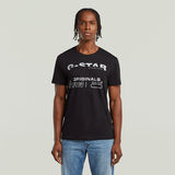 G-STAR Outlet Camiseta Originals Negro
