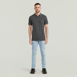 G-STAR Outlet Dunda Overdyed Slim Polo Badge Black