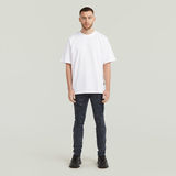G-STAR Outlet Center Chest Logo Loose Boxy T-Shirt White