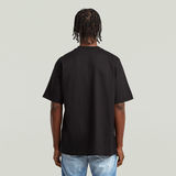 G-STAR Outlet Camiseta suelta Boxy Negro
