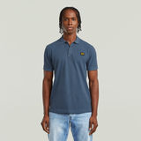 G-STAR Outlet Dunda Overdyed Slim Polo Badge Medium blue
