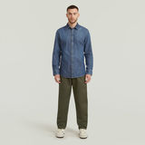 G-STAR Outlet Clean Slim Shirt Medium blue