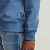 G-STAR Outlet Sudadera Center Chest Logo Azul intermedio