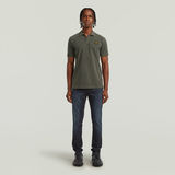 G-STAR Outlet Dunda Overdyed Slim Polo Badge Grey