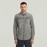G-STAR Outlet Camisa Arc 3D Slim Azul intermedio