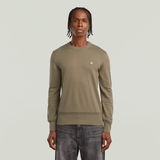 G-STAR Outlet Core Knitted Sweater Brown