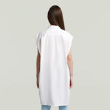 G-STAR Outlet Camisa extragrande sin mangas Blanco