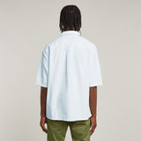 G-STAR Outlet Camisa Track Relaxed Azul claro