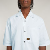 G-STAR Outlet Camisa Track Relaxed Azul claro