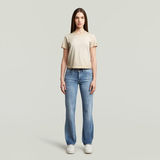 G-STAR Outlet Overdyed Micro Boxy Top Beige