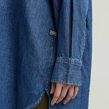 G-STAR Outlet Oversized Denim Shirt Evergreen Medium blue