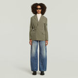 G-STAR Outlet Belted Blazer Brown