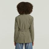 G-STAR Outlet Belted Blazer Brown