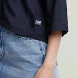 G-STAR Outlet Camisa Boxy Azul oscuro