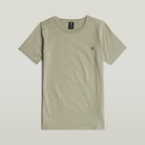 G-STAR Outlet Statement Chest Logo Optic Slim Top Green