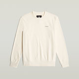 G-STAR Outlet Logo Sweater Beige