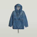 G-STAR Outlet Parachute Hooded Anorak Medium blue