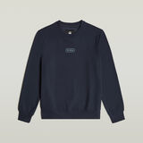 G-STAR Outlet Center Chest Logo Sweater Dark blue