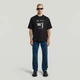 G-STAR Outlet Shipping Graphic Boxy T-Shirt Black