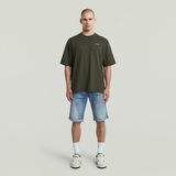 G-STAR Outlet 3301 Denim Shorts Medium blue