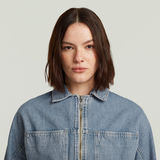 G-STAR Outlet Hyper Cropped Jacket Light blue
