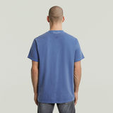 G-STAR Outlet Multi Logo Overdyed Loose T-Shirt Medium blue