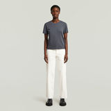 G-STAR Outlet Camiseta Overdyed Front Seam Azul oscuro