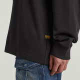 G-STAR Outlet Back Embro Text Loose T-Shirt Black