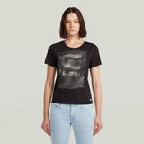 G-STAR Outlet Graphic Top Black