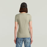 G-STAR Outlet Statement Chest Logo Optic Slim Top Green