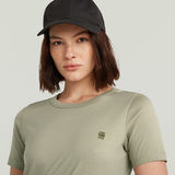 G-STAR Outlet Statement Chest Logo Optic Slim Top Green