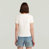 G-STAR Outlet Top Graphic Beige