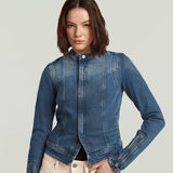 G-STAR Outlet Chaqueta Lynn Zip Grip Slim Azul oscuro