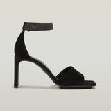 G-STAR Outlet Darcy Suede Sandals Black