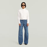 G-STAR Outlet Short Moto Jacket White