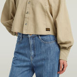 G-STAR Outlet Macro Balloon Shirt Beige