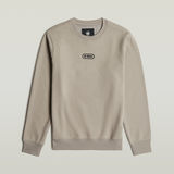 G-STAR Outlet Center Chest Logo Sweater Beige