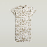 G-STAR Outlet Printed Loose T-Shirt Dress Multi color