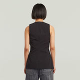 G-STAR Outlet Waistcoat Top Black