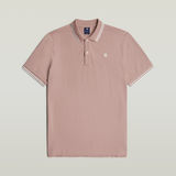 G-STAR Outlet Dunda Slim Stripe Polo Pink