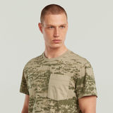G-STAR Outlet Camo Pocket T-Shirt Multi color