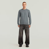 G-STAR Outlet Logo Sweater Grey