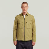 G-STAR Outlet Zip Regular Overshirt Green