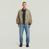 G-STAR Outlet Oversized Denim Bomber Grey