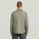 G-STAR Outlet Zip Regular Overshirt Green