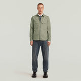 G-STAR Outlet Zip Regular Overshirt Green