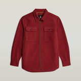 G-STAR Outlet GPO Zip Overshirt Red