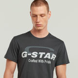 G-STAR Outlet G-STAR Logo T-Shirt Grey