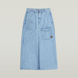 G-STAR Outlet Falda larga Belted Cargo Azul claro