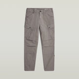 G-STAR Outlet Roxic Straight Tapered Cargo Pants Grey